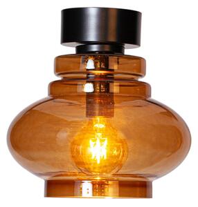 Stropné Lampa By Rydéns, Dolores, stmievateľné, Hnedá / Hrdzavá, Obývacia izba, Sklo, Škandinávsky