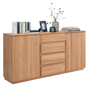 ŠIROKÁ KOMODA, jadrový buk, farba buka, 180/89,2/41 cm Linea Natura - Komody