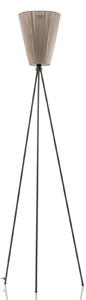 Stojacie Lampa Northern, Oslo Wood, stmievateľné, Čierna, Obývacia izba, Tkanina / Textil, Dizajnový