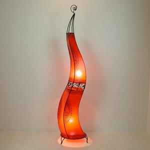 Henna lampa Hisan XXL oranžová