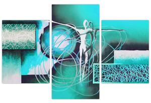 Abstraktné umenie - obraz (Obraz 90x60cm)