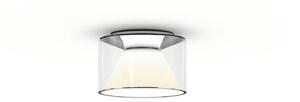 Stropné Lampa Serien Lighting, stmievateľné, Transparentná, Obývacia izba, Sklo