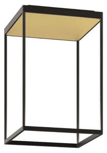 Stropné Lampa Serien Lighting, stmievateľné, Čierna, Obývacia izba, Hliník