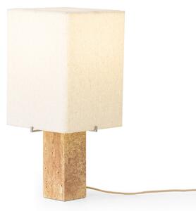 Stolové Lampa Audo Copenhagen, Nonna, Béžová, Obývacia izba, Tkanina / Textil, Dizajnový