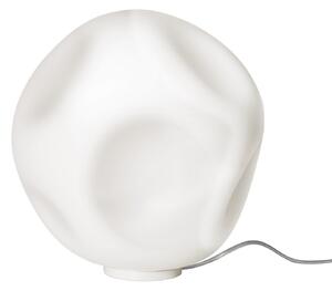 Stolové Lampa Foscarini, Hoba Grande, Biela, Obývacia izba, Sklo, Dizajnový