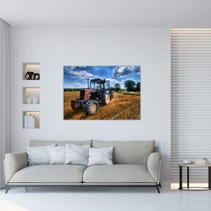 Obraz traktora v poli (Obraz 60x40cm)