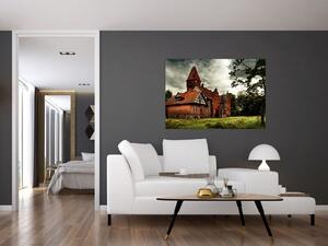 Tehlový dom - obraz (Obraz 60x40cm)