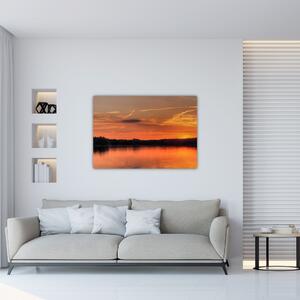 Západ slnka na jazere, obraz (Obraz 60x40cm)