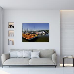 Prístav lodí - moderné obrazy (Obraz 60x40cm)