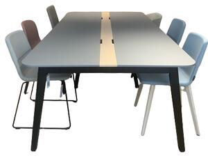 NARBUTAS - Rokovací stôl NOVA WOOD 240x120 cm sivý - VÝPREDAJ