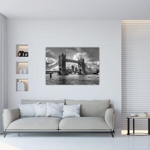 Tower Bridge - moderné obrazy (Obraz 60x40cm)