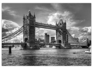 Tower Bridge - moderné obrazy (Obraz 60x40cm)