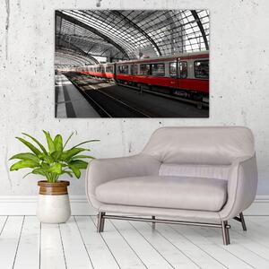 Obraz vlakovej stanice (Obraz 60x40cm)