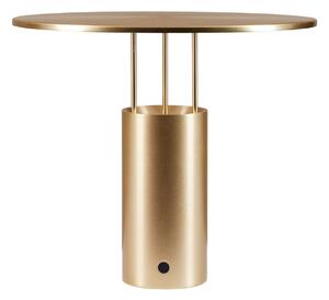 Stolové Lampa Piet Hein, Tempel280, stmievateľné, Zlatá / Mosadz, Spálňa, Hliník, Dizajnový