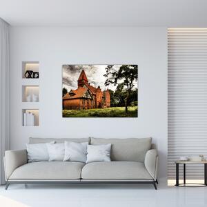 Tehlový dom - obraz (Obraz 60x40cm)