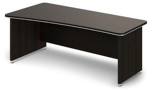 Ergonomický stôl TopOffice 200 x 100 cm, ľavý, wenge