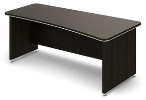 Ergonomický stôl TopOffice 200 x 100 cm, pravý, wenge