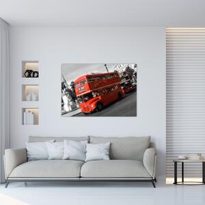 Anglický autobus Double-decker - obraz (Obraz 60x40cm)