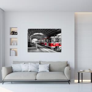 Vlaková stanica - obraz (Obraz 60x40cm)