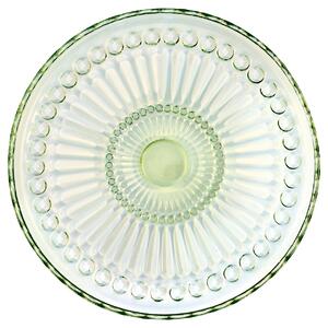 Sklenený tanier Alice Pale Green 18,5 cm
