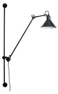 Nástenné Svietidlo Lampe Gras, Čierna, Obývacia izba, Kov, Industriálny