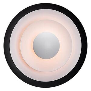 Diablo LED nástenné svetlo, červená/čierna, Ø 30 cm