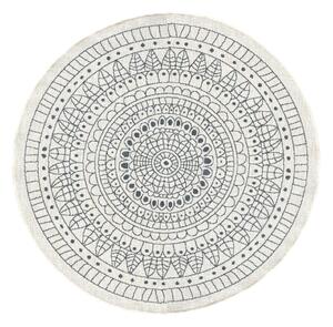 NORTHRUGS - Hanse Home koberce Kusový koberec Twin-Wendeteppiche 103143 creme grau – na von aj na doma - 200x200 (priemer) kruh cm