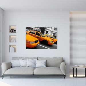 Žlté taxi - obraz (Obraz 60x40cm)