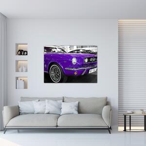 Fialové auto - obraz (Obraz 60x40cm)