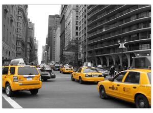 Žlté taxi - obraz (Obraz 60x40cm)