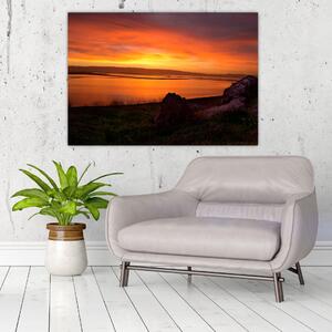 Západ slnka na mori - obraz (Obraz 60x40cm)