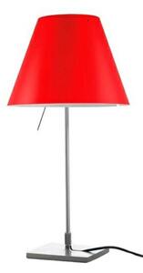 Stolové Lampa Luceplan, Červená, Obývacia izba, Hliník