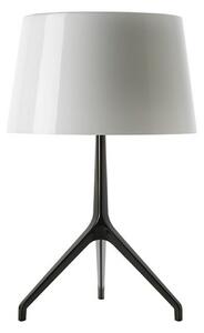 Stolové Lampa Foscarini, stmievateľné, Biela, Hliník