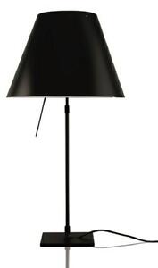 Stolové Lampa Luceplan, stmievateľné, Čierna, Obývacia izba, Hliník