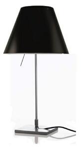 Stolové Lampa Luceplan, Čierna, Obývacia izba, Hliník