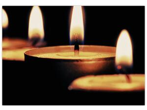Horiace sviečky - obraz (Obraz 60x40cm)