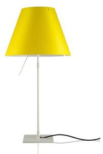 Stolové Lampa Luceplan, Žltá, Obývacia izba, Hliník