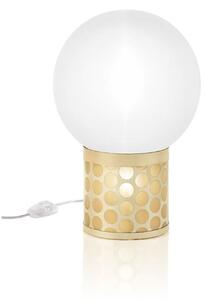Stolové Lampa Slamp, Zlatá / Mosadz, Obývacia izba, Plast