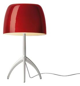 Stolové Lampa Foscarini, Červená, Obývacia izba, Hliník