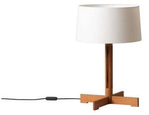 Stolové Lampa Santa & Cole, stmievateľné, Biela, Obývacia izba, Drevo