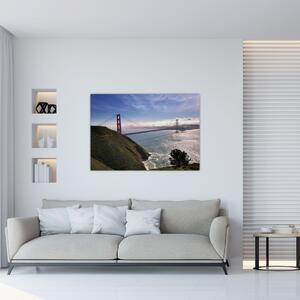 Golden Gate Bridge - moderné obrazy (Obraz 60x40cm)