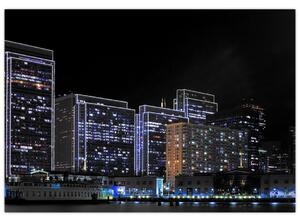 Obraz nočného mesta (Obraz 60x40cm)