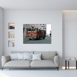 Hasičské auto - obraz (Obraz 60x40cm)