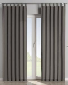 Záves na pútkach farba produktu sivá látka zapletaná