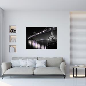 Nočný most - obraz (Obraz 60x40cm)