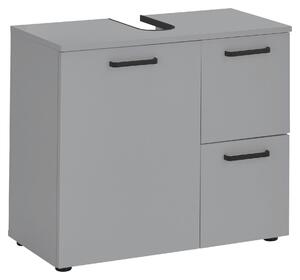 SKRINKA POD UMÝVADLO, sivá, sivá, 70/60/35 cm MID.YOU - Kúpeľňové skrinky, Online Only