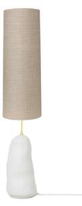 Stojacie Lampa ferm LIVING, Biela, Obývacia izba, Tkanina / Textil