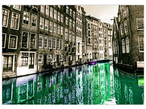 Obraz ulice Amsterdamu (Obraz 60x40cm)
