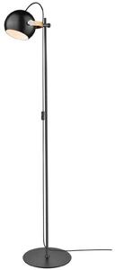 Stojacie Lampa Halo Design, Čierna, Obývacia izba, Sklo