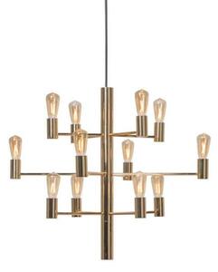 Lustre Herstal, Zlatá / Mosadz, Jedáleň, Kov